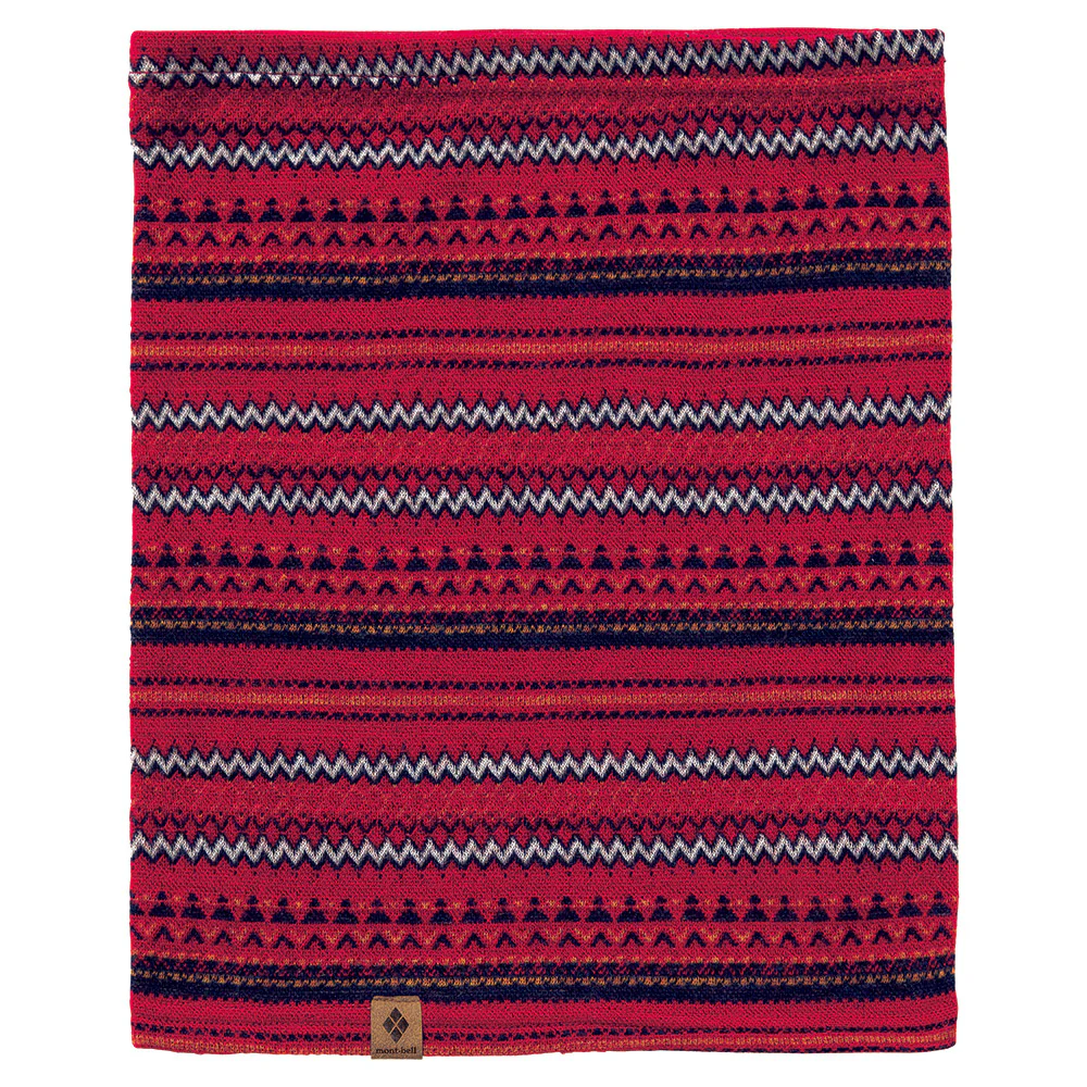 Montbell Merino Wool Jacquard Neck Gaiter - Image 3
