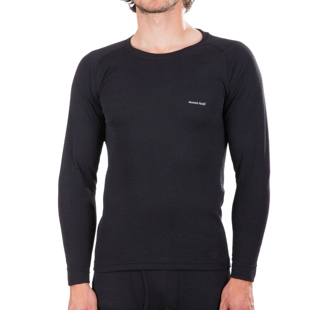 Montbell Super Merino Wool Middle Weight Round Neck Shirt Men's - Image 2