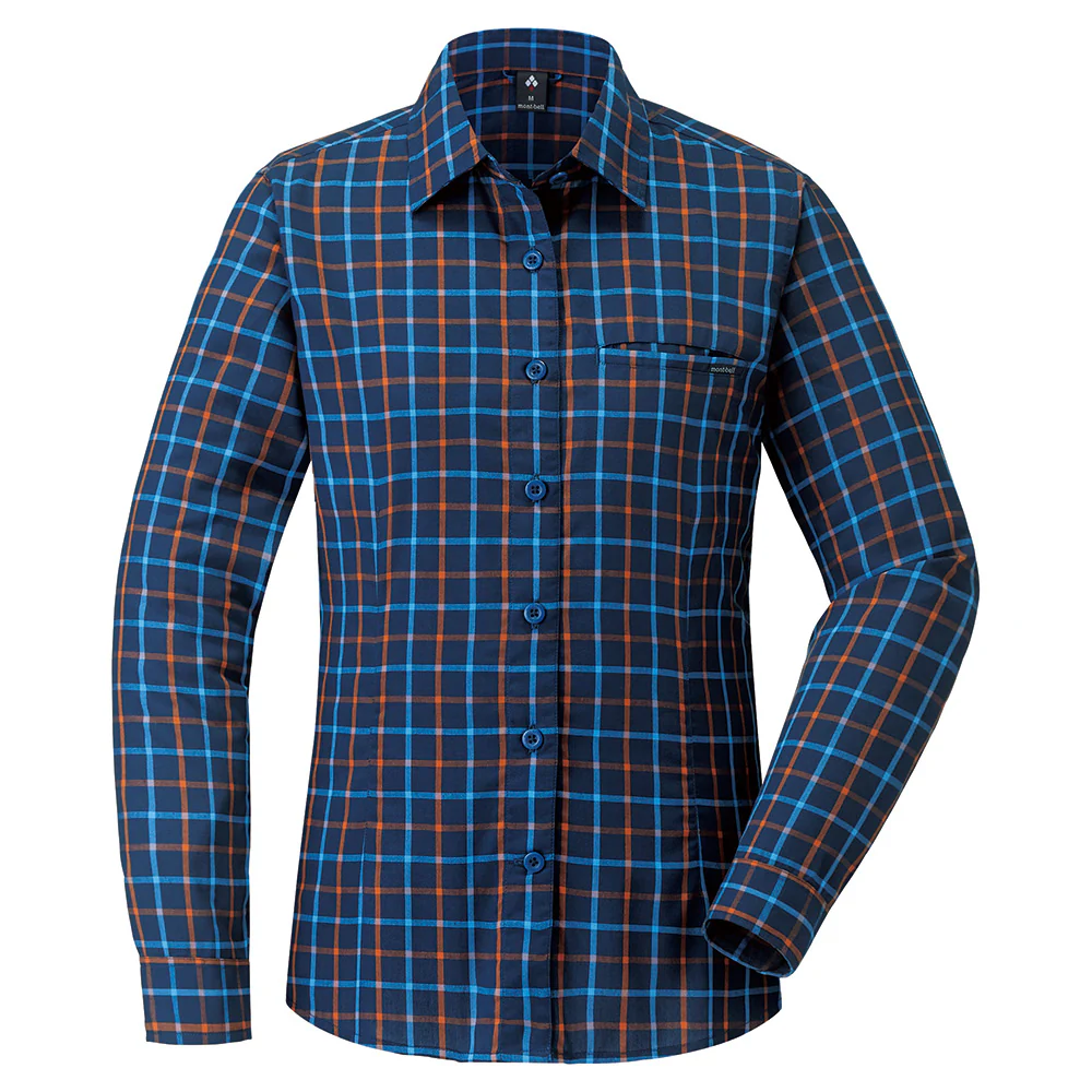 Montbell Wickron Light Single Pocket Long Sleeve Shirt Women's - Image 8